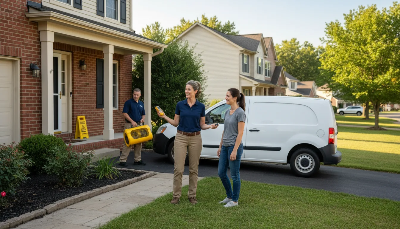 Residential water damage restoration in Newman, CA